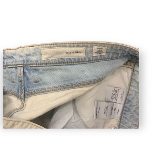 SASS and BIDE, light wash Jeans, 28 - Picture 3 of 4